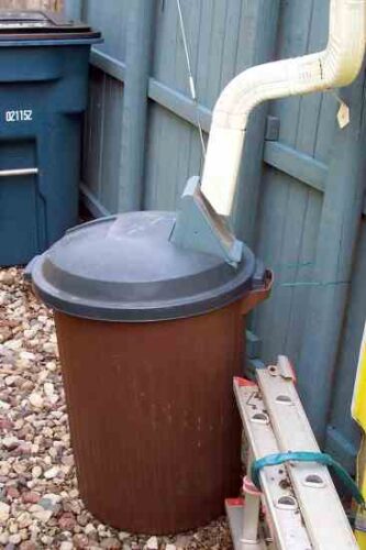 From Trash to Rain Barrel Bounty